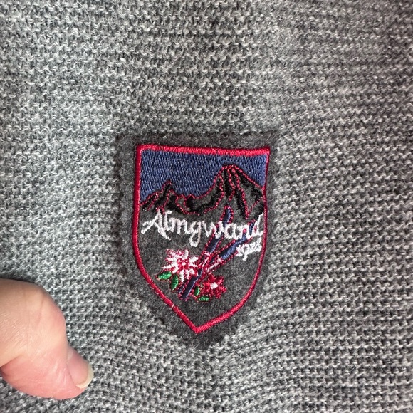 Almgwand grey wool cardigan made in Germany sz 42 - Picture 5 of 12